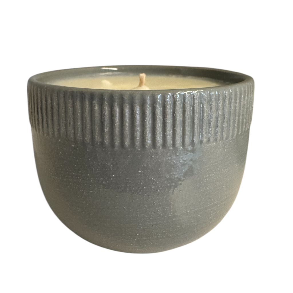 390gm ceramic citronella candle with a natural insect-repelling scent and reusable container